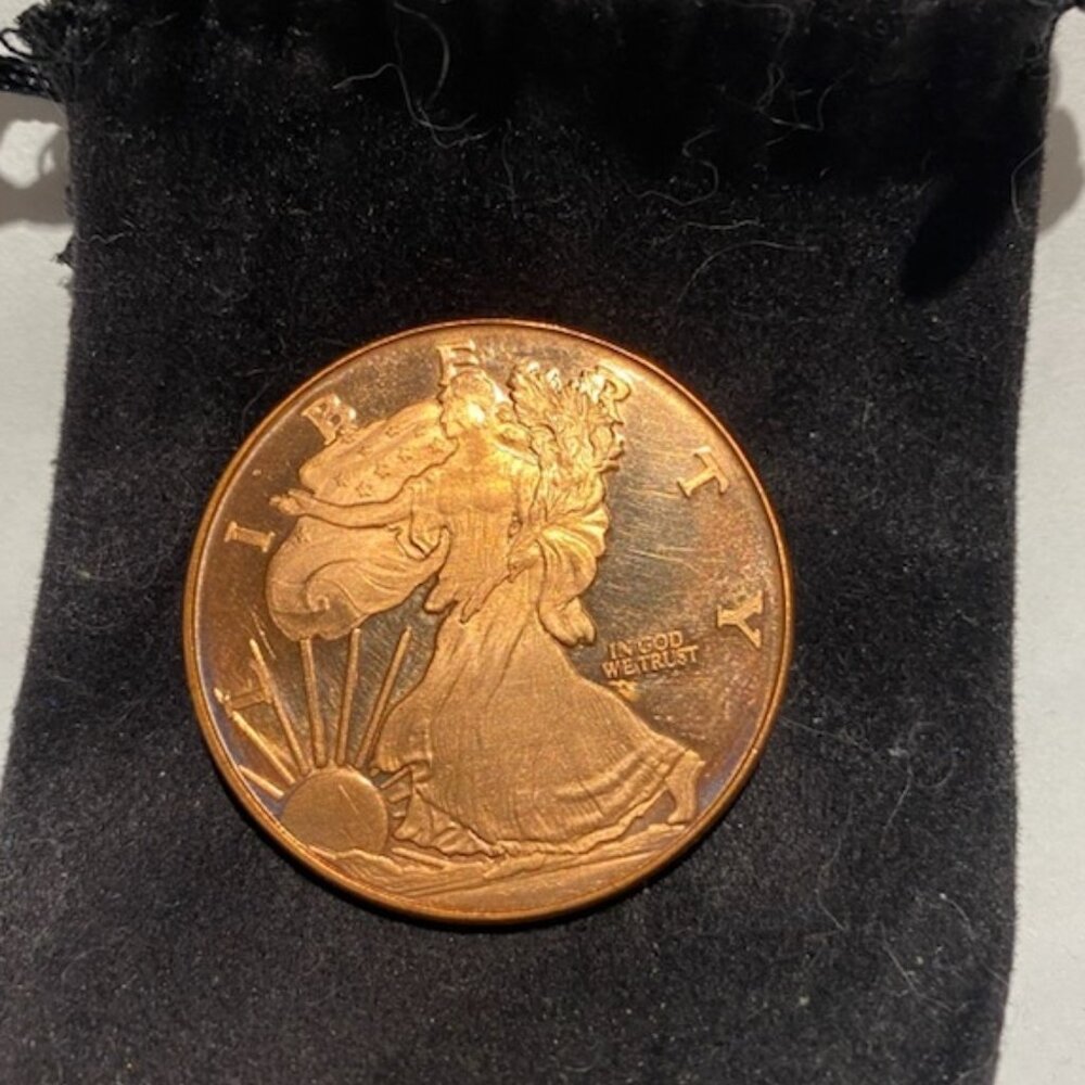 Walking Liberty Copper Coin